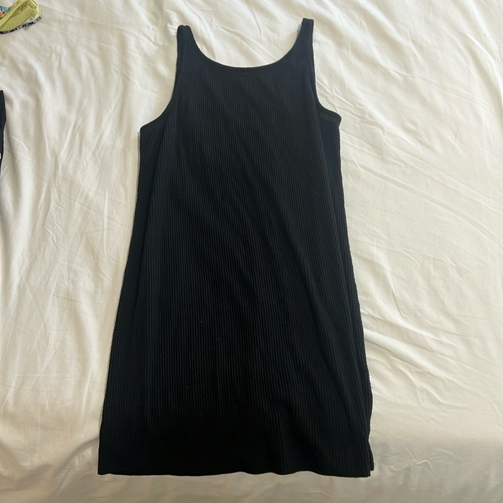High neck ribbed volcom dress